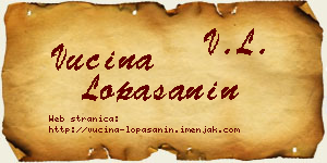 Vucina Lopašanin vizit kartica